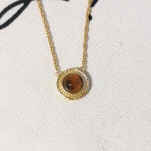 Julie Vos Delicate Necklace - Madison - Tortoiseshell Gold